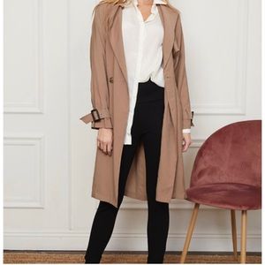Vila Single Breasted Trenchcoat with Belt